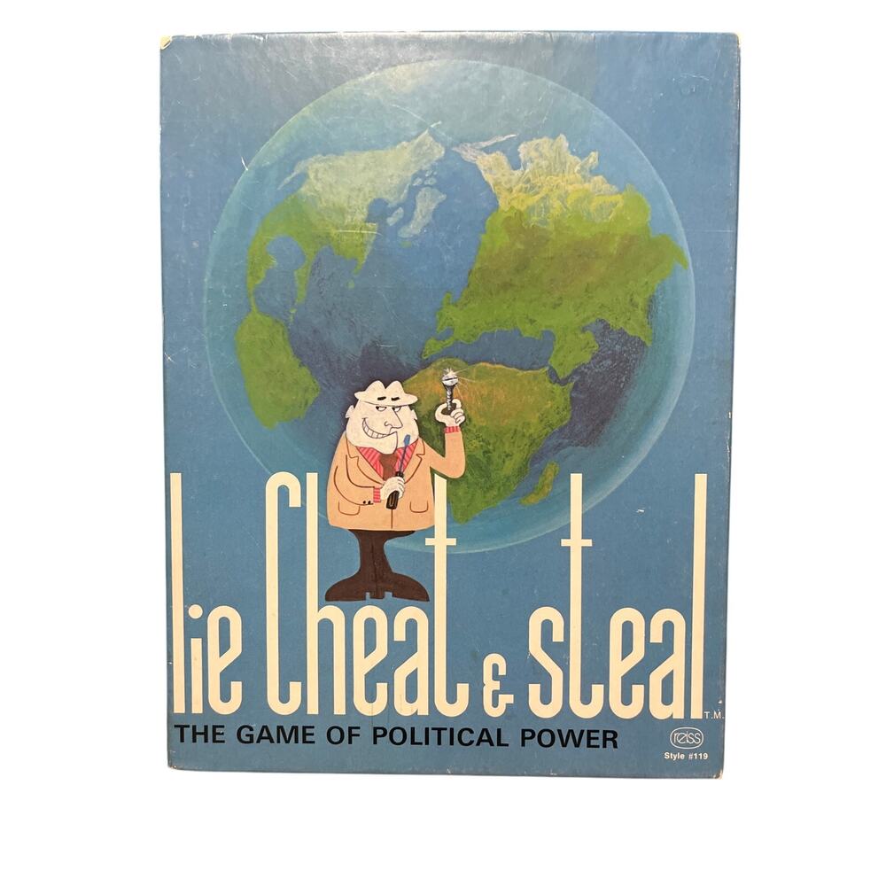 Lie, Cheat & Steal, The Game of Political Power ! 1971 Retired! Relevant today!